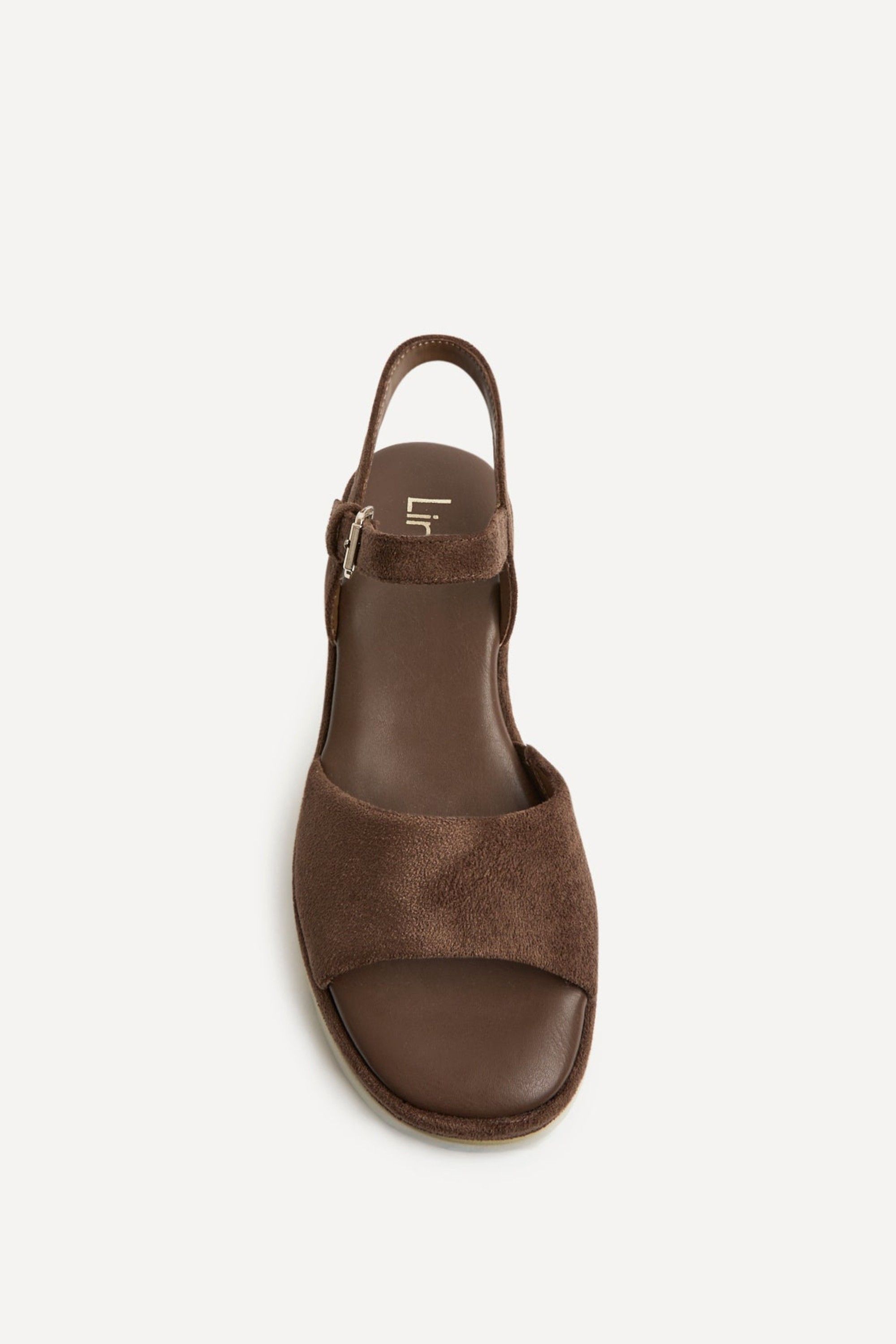Linzi Women's Nyla Brown Platform Cleated Sandals | : 4/Standard Fit