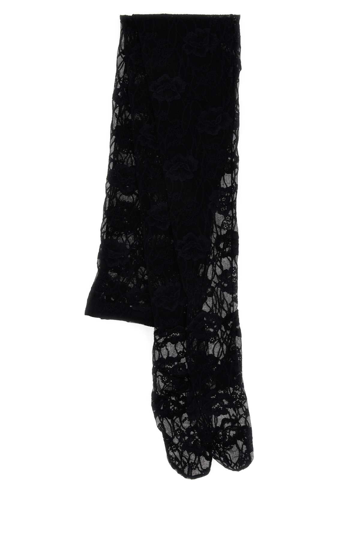 Lace Leggings — Black