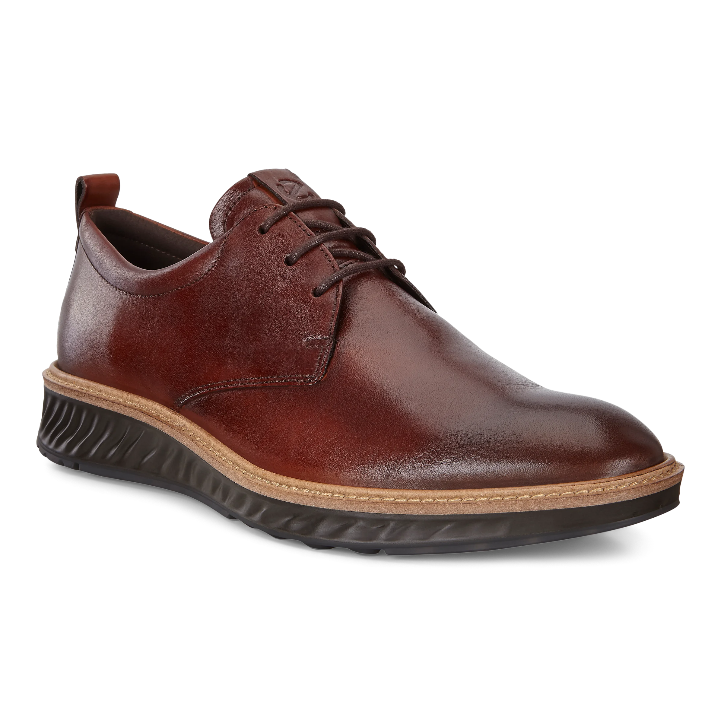 ST.1 Hybrid - Derbies cuir pour homme - Marron