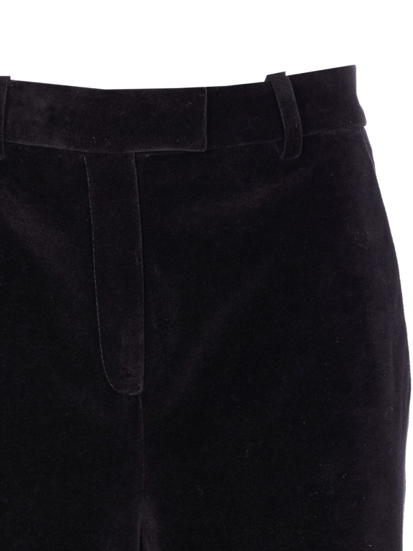 Cotton Wide-Leg Trousers