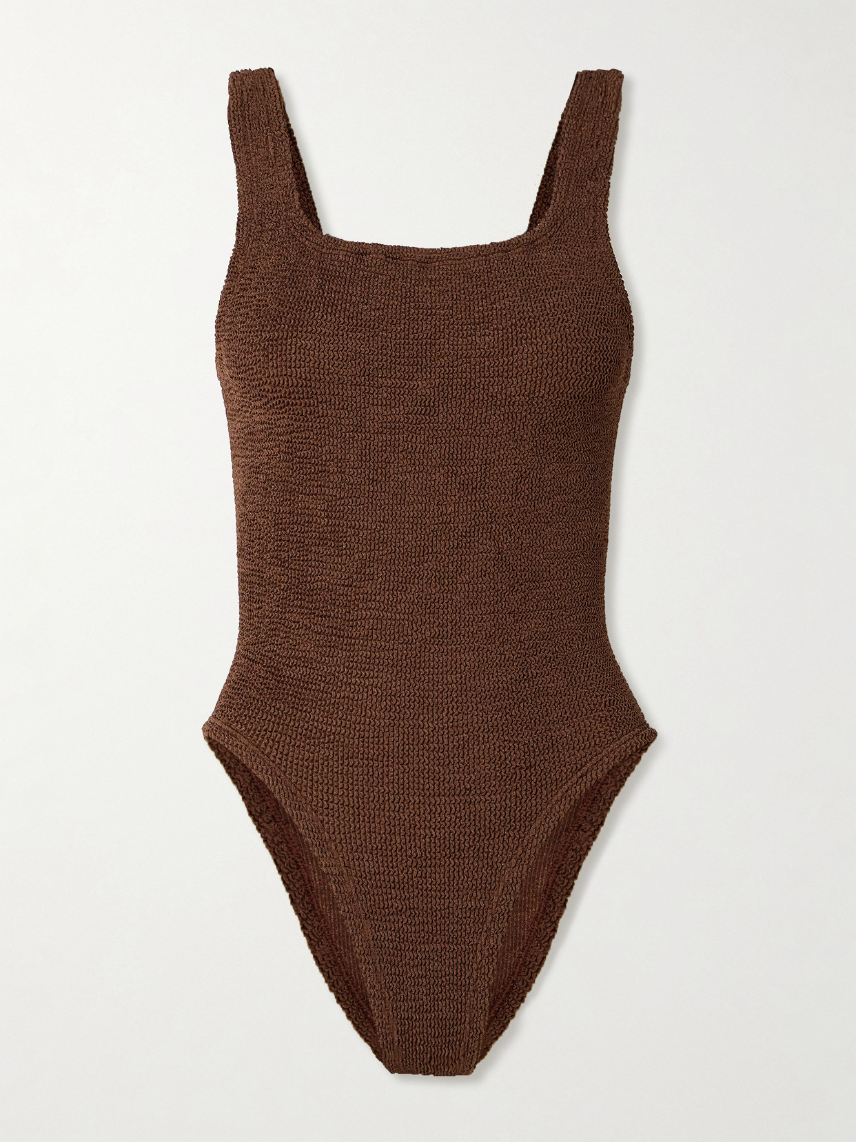 Coverage Original Crinkle Swimsuit - Brown