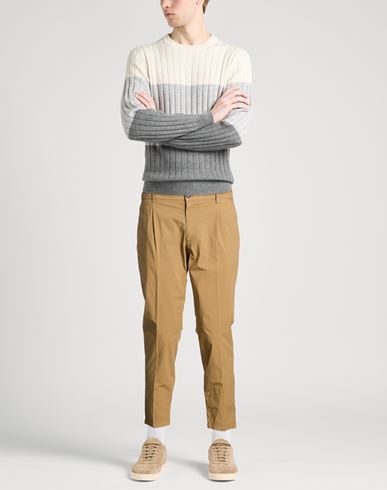 Man Pants Camel Size 29 Cotton, Elastane