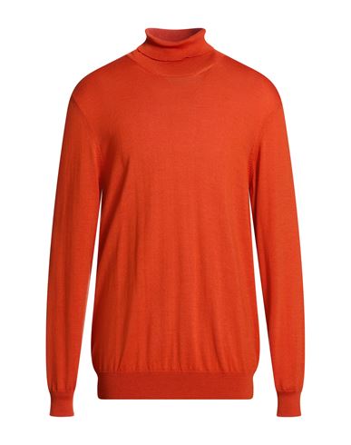 Man Turtleneck Rust Size 46 Wool, Acrylic