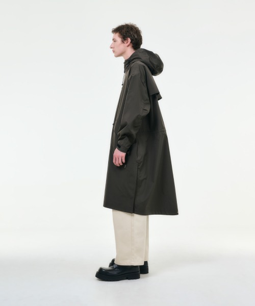 Mars Unisex Weather Coat Essential Collection Dark Khaki