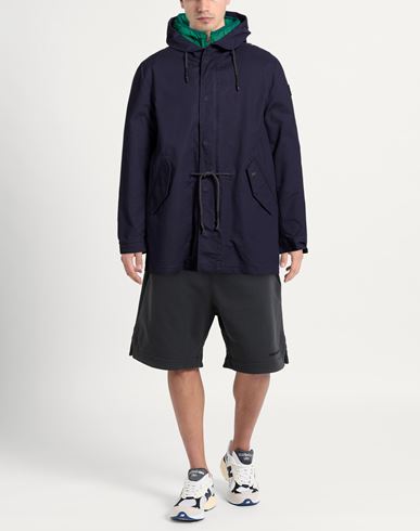 Man Coat Navy Size 42 Cotton