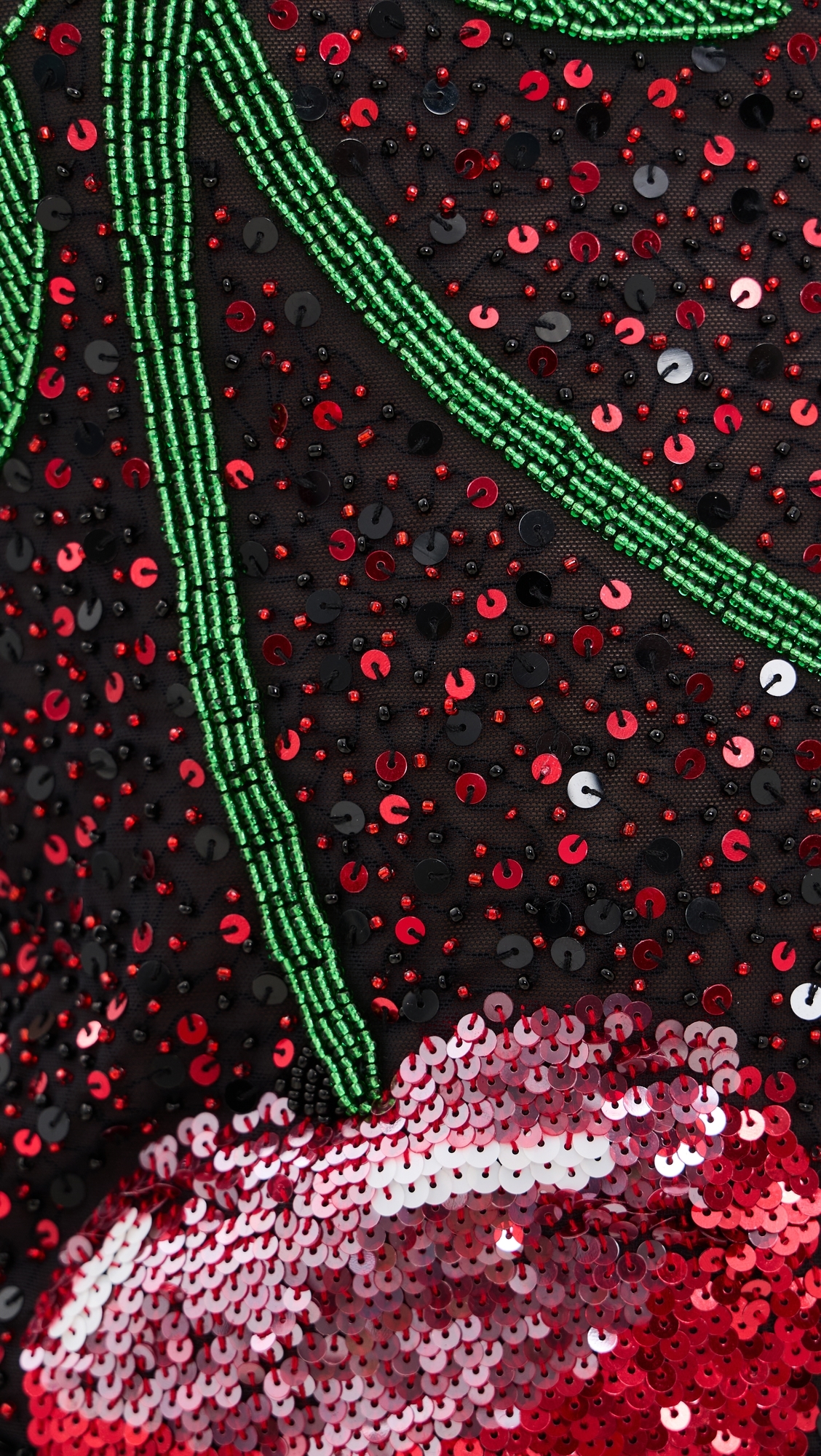 Cherry Tank Top Black and Red