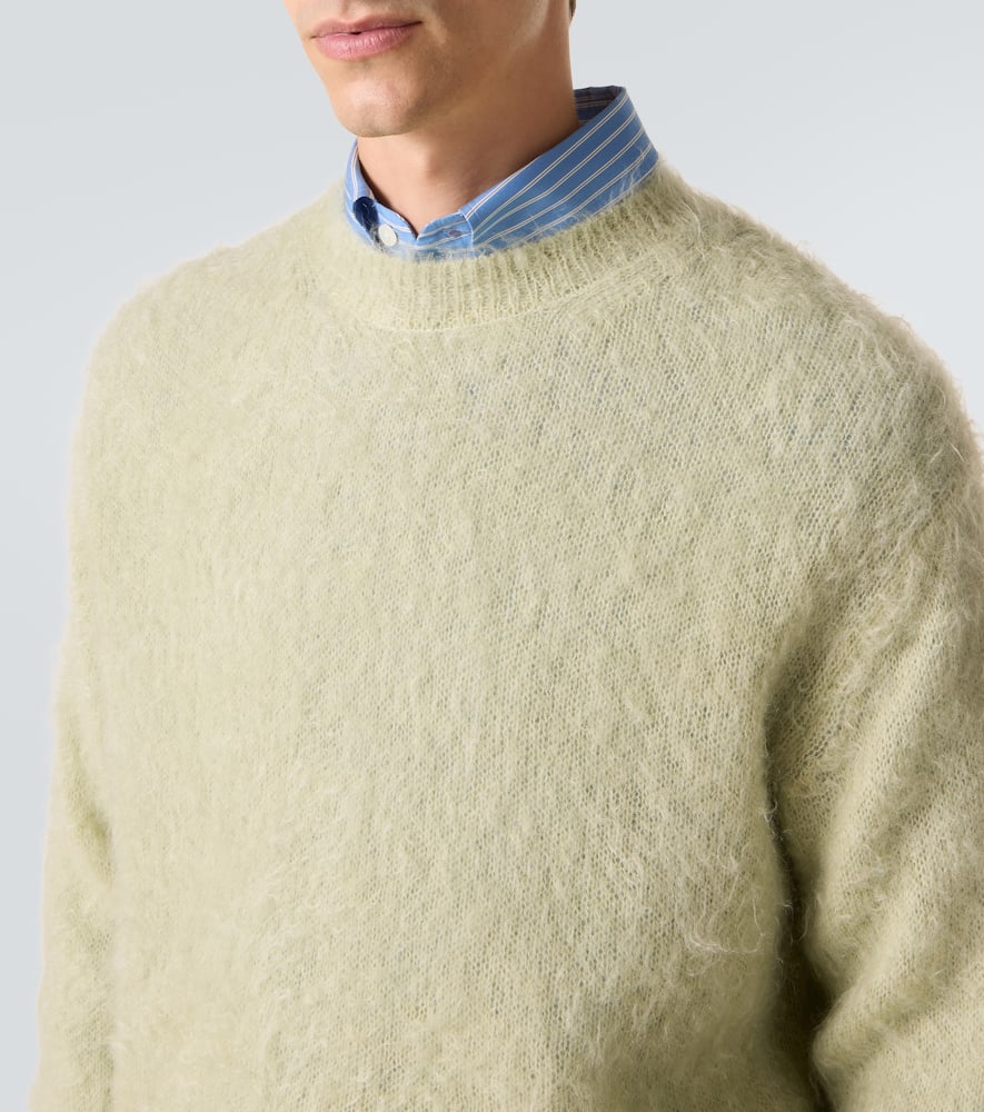 Mohair and wool sweater