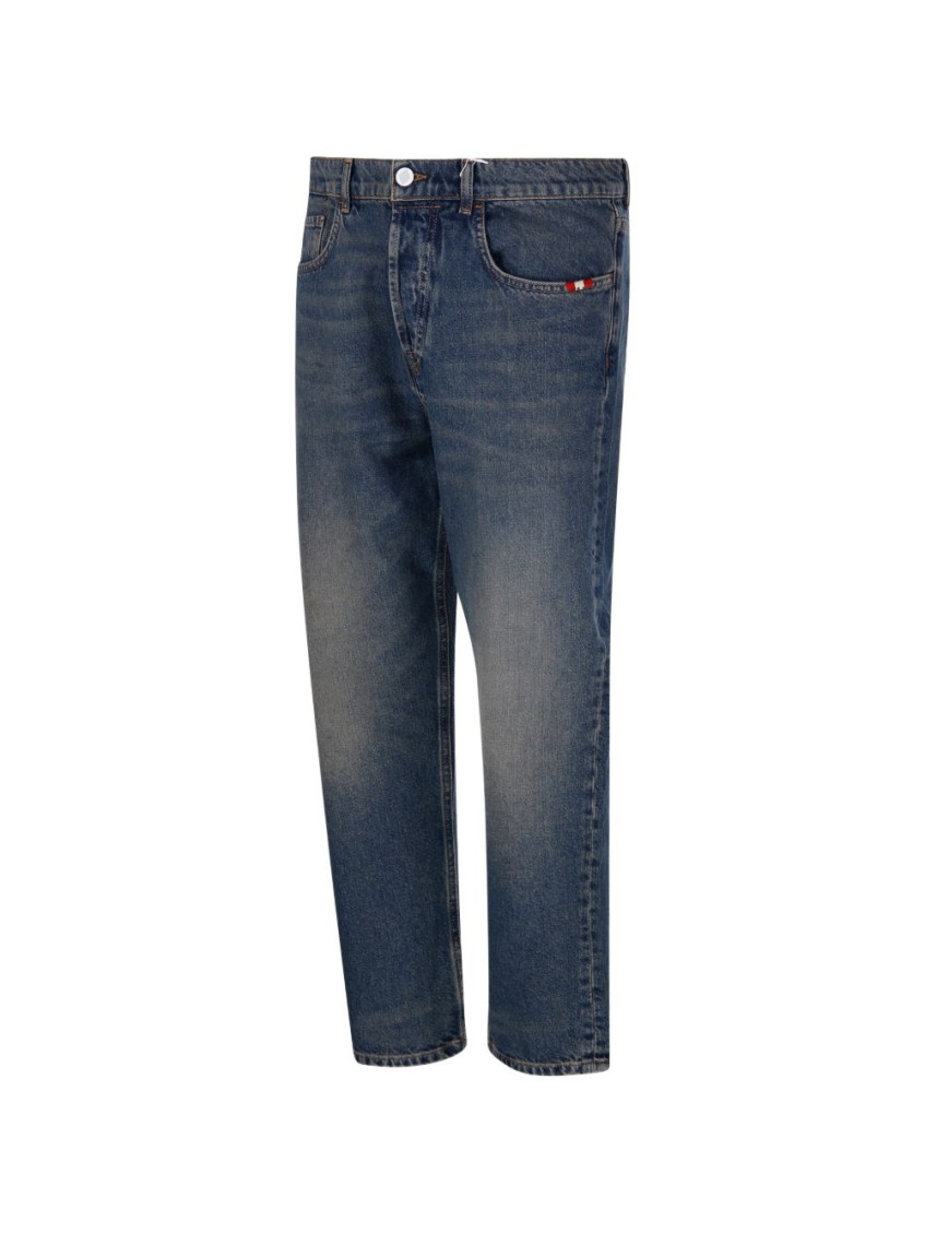 Blue Washed Slim Fit Jeans