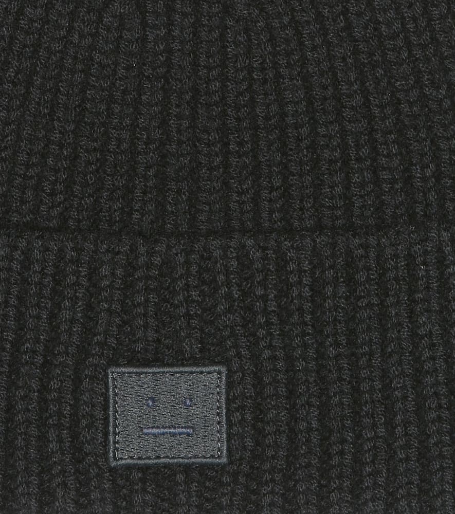Acne Studios Kids Face wool beanie