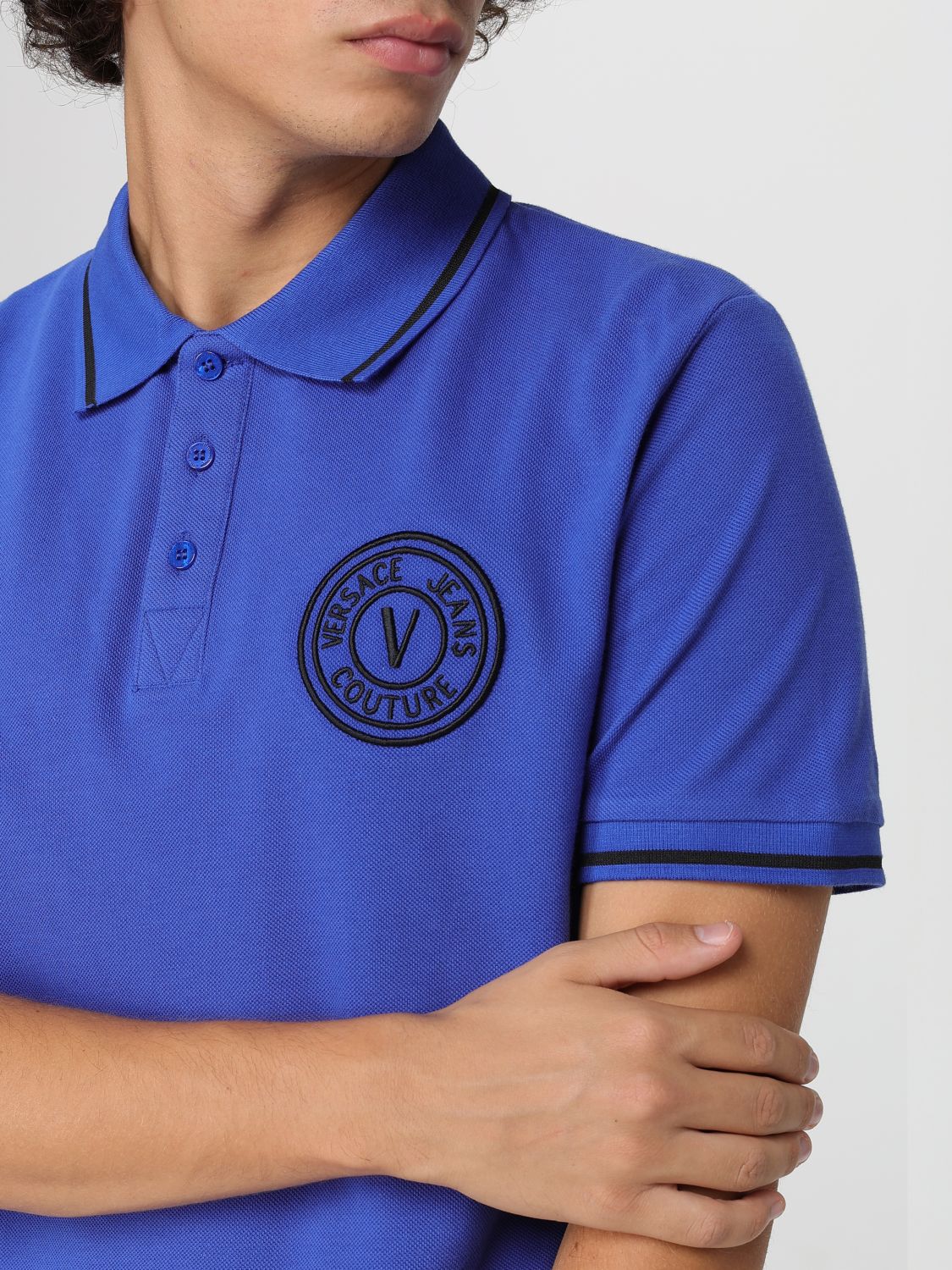 Polo Shirt Men color Blue