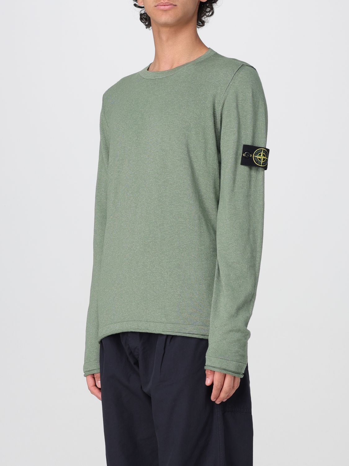 Sweater STONE ISLAND Men color Green
