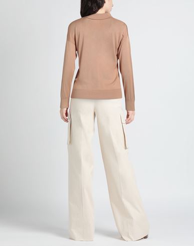 Alpha Studio Woman Sweater Camel Size 4 Modal, Cashmere