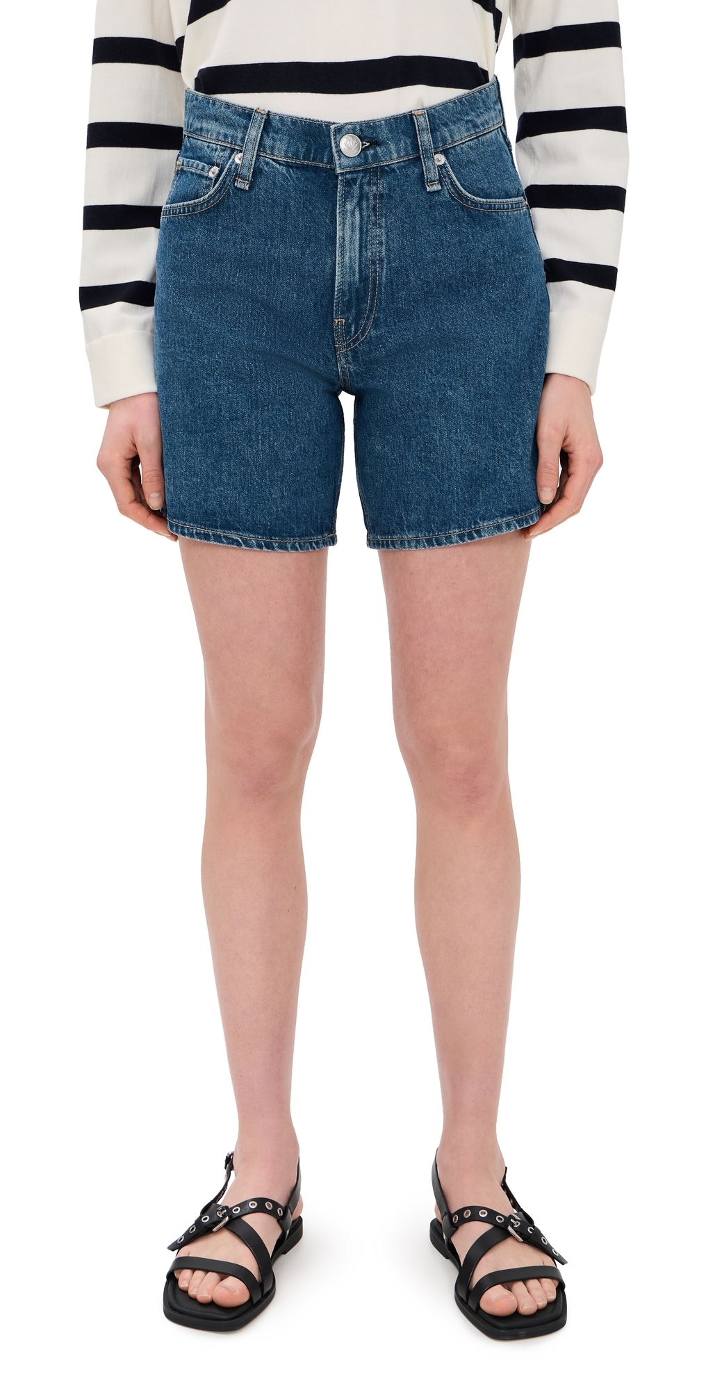 Kaia Denim Shorts Cornflower