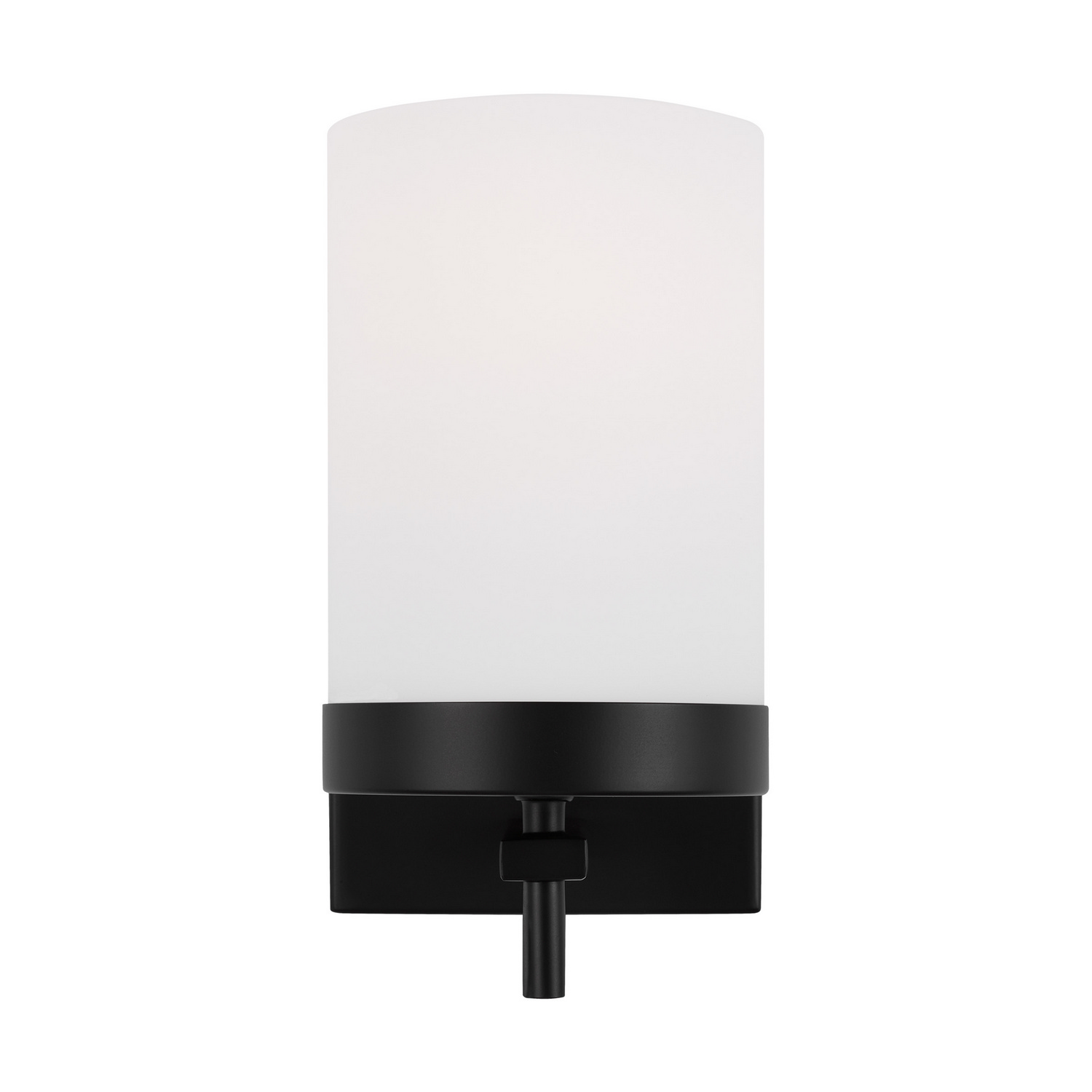 Zire 1-Light Bathroom Vanity Light Sconce in Midnight Black