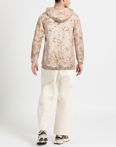 Man Sweatshirt Beige Size M Cotton