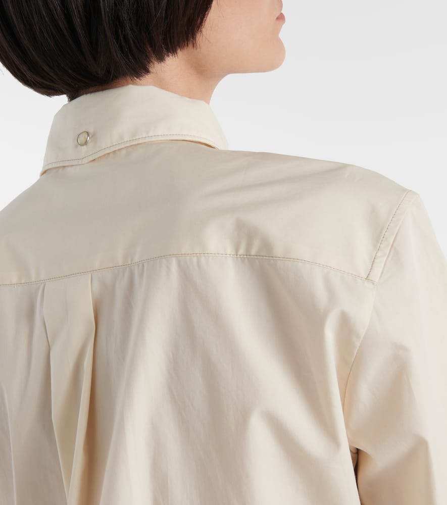 Cotton poplin shirt