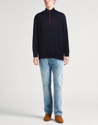 Man Sweater Midnight blue Size XL Virgin Wool