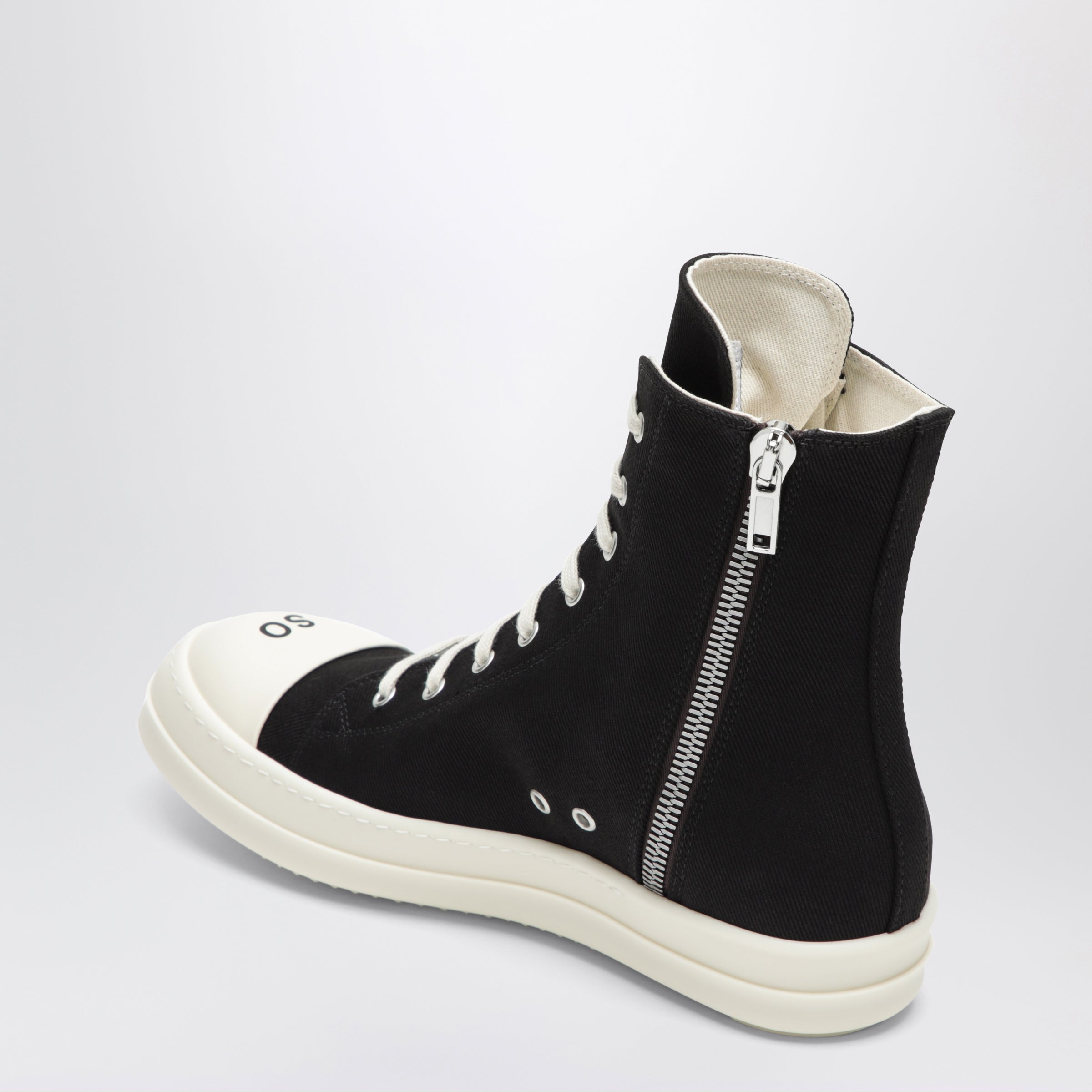 Tower sneakers in black/milk white "So Cunt"