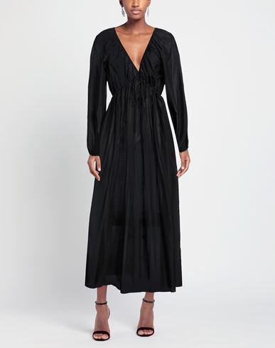 Woman Maxi dress Black Size 1 Organic cotton, Ahimsa silk