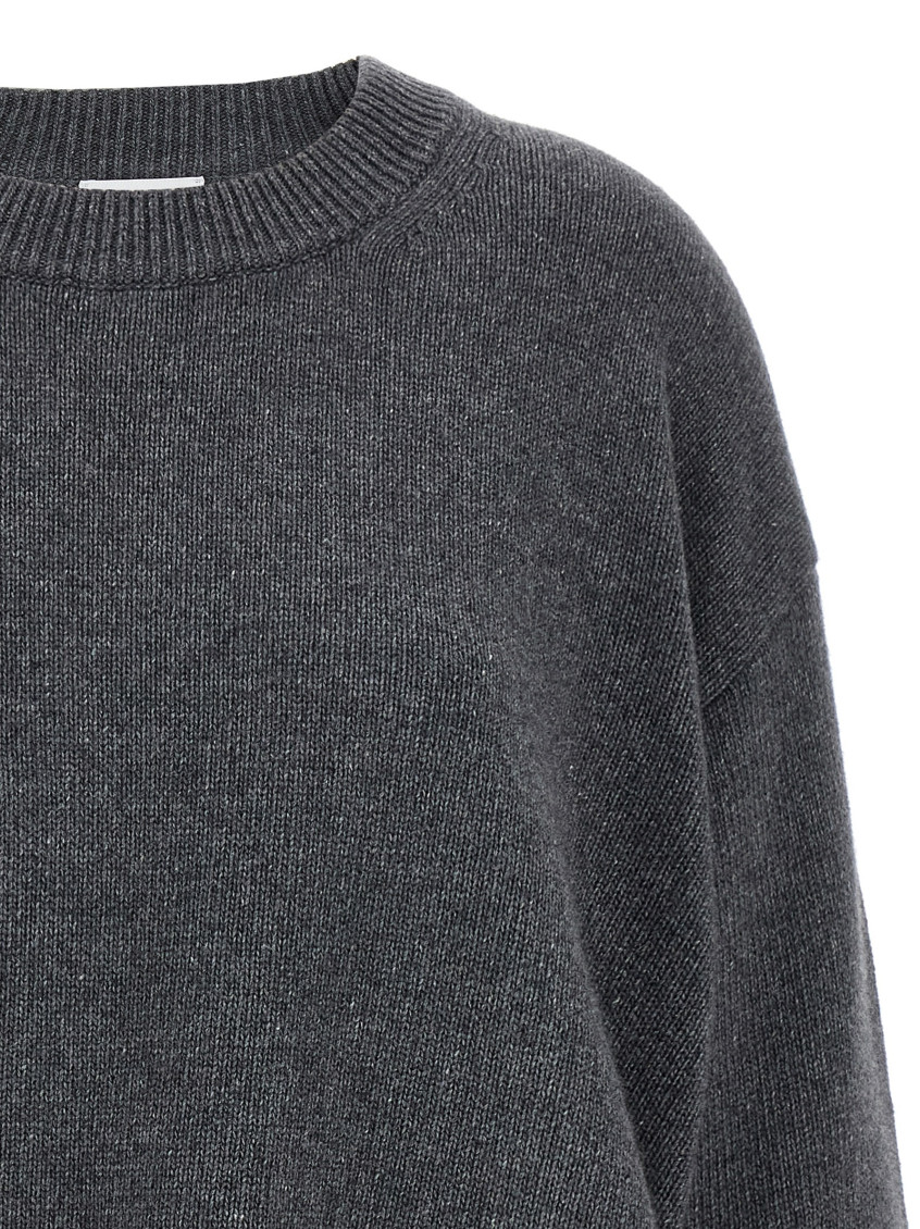 Side Laces Sweater Sweaters And Cardigans Gray