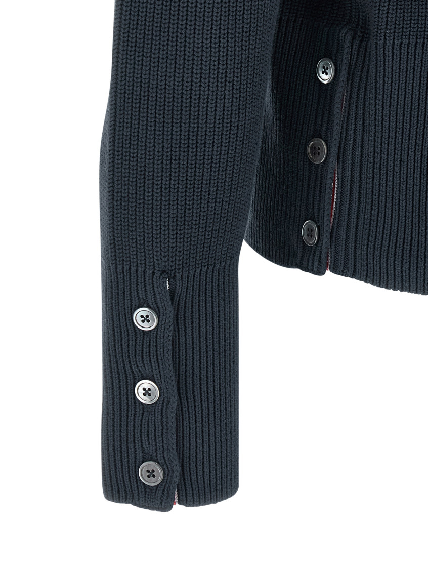 Cotton Sweater Knitwear Blue