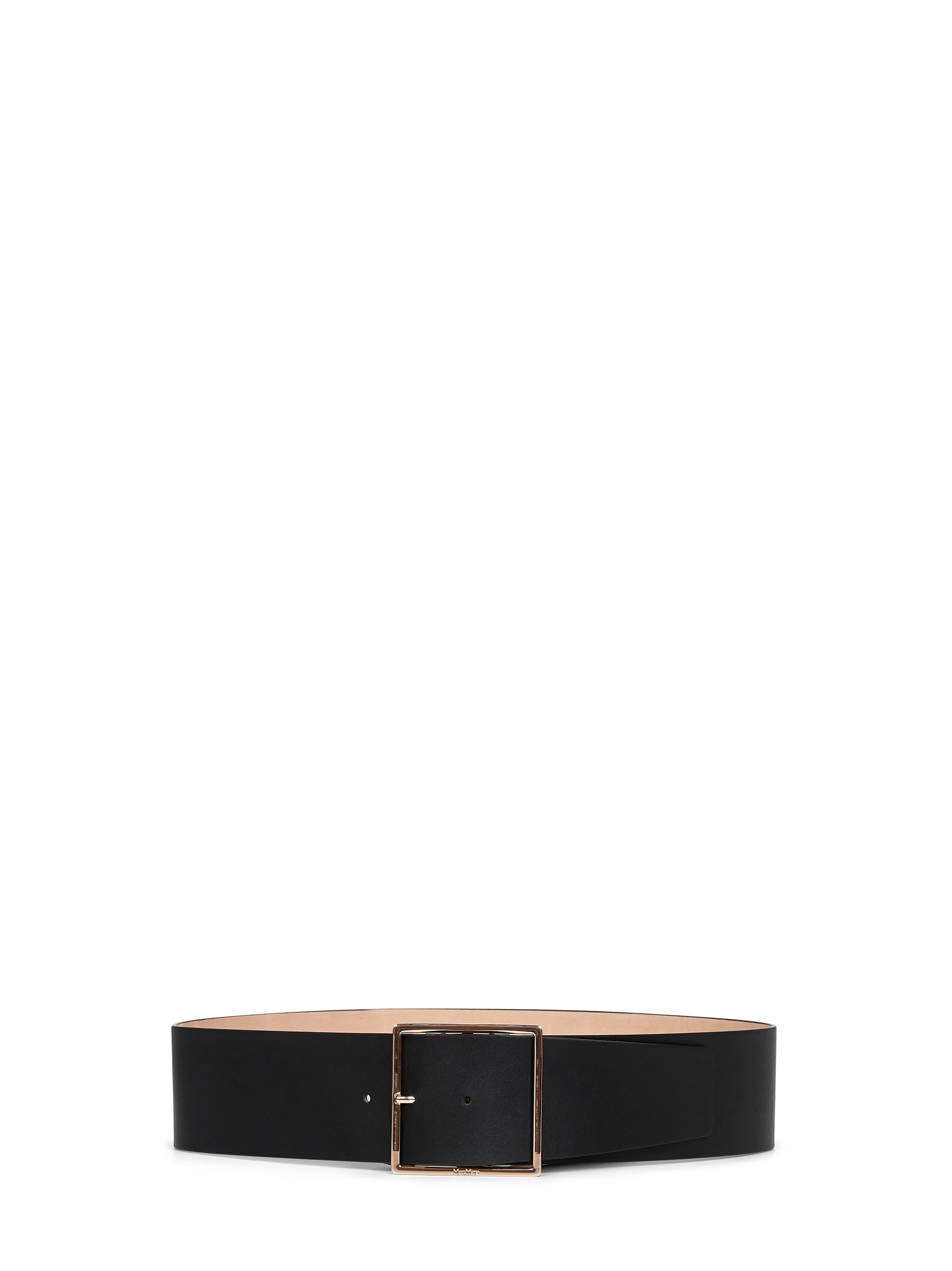 | Black calf leather MXAGINNICO wide belt |  | L