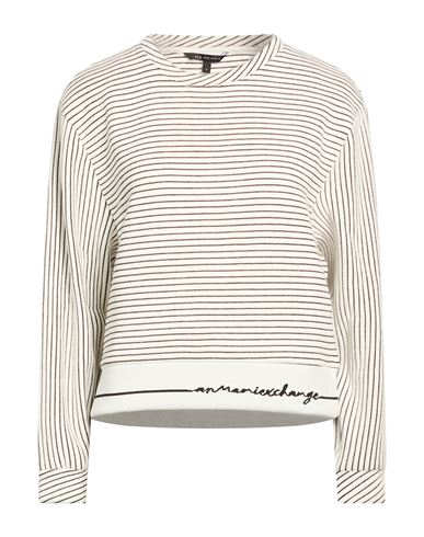 Woman Sweatshirt White Size S Polyester, Cotton