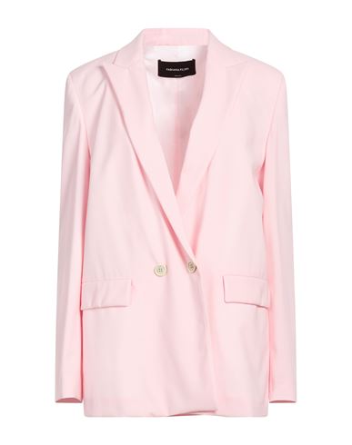 Woman Blazer Pink Size 4 Virgin Wool, Polyamide, Elastane