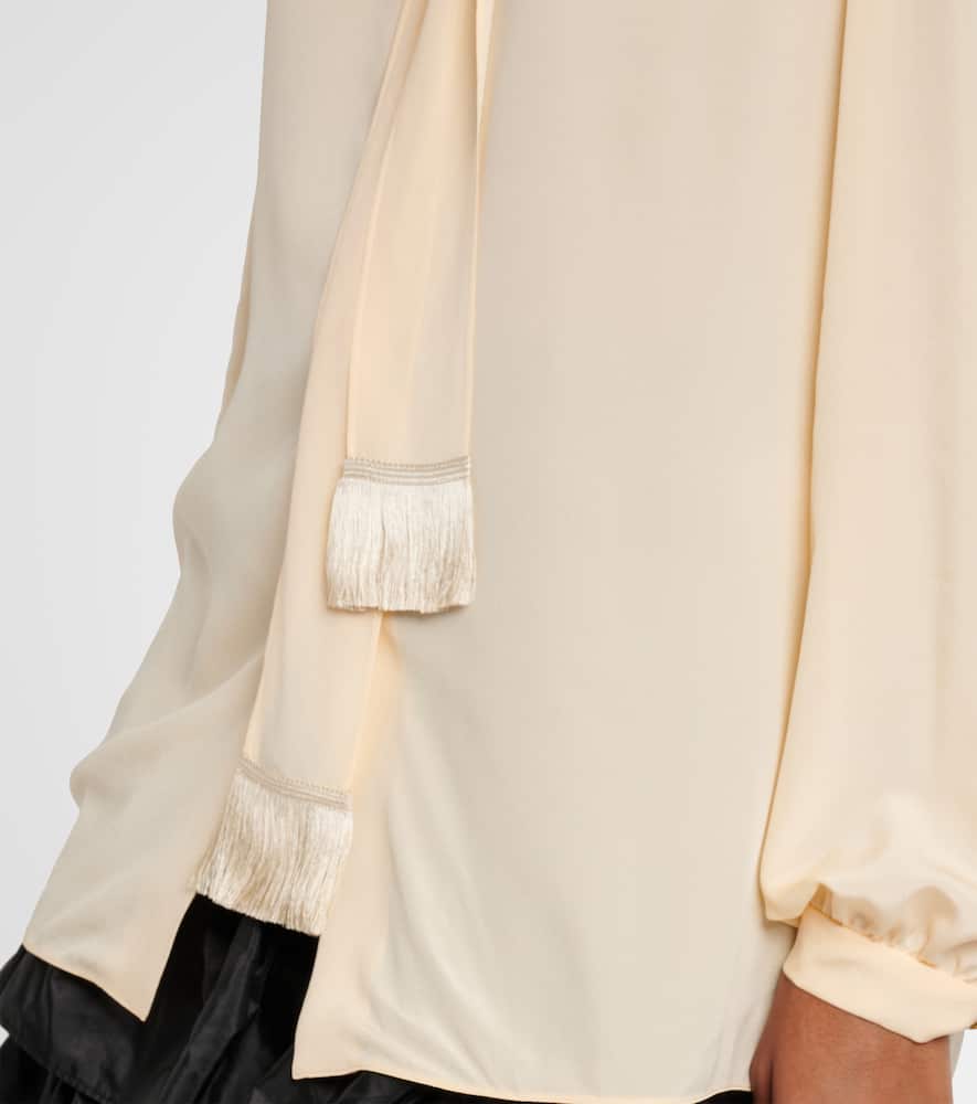 Silk crêpe de chine shirt