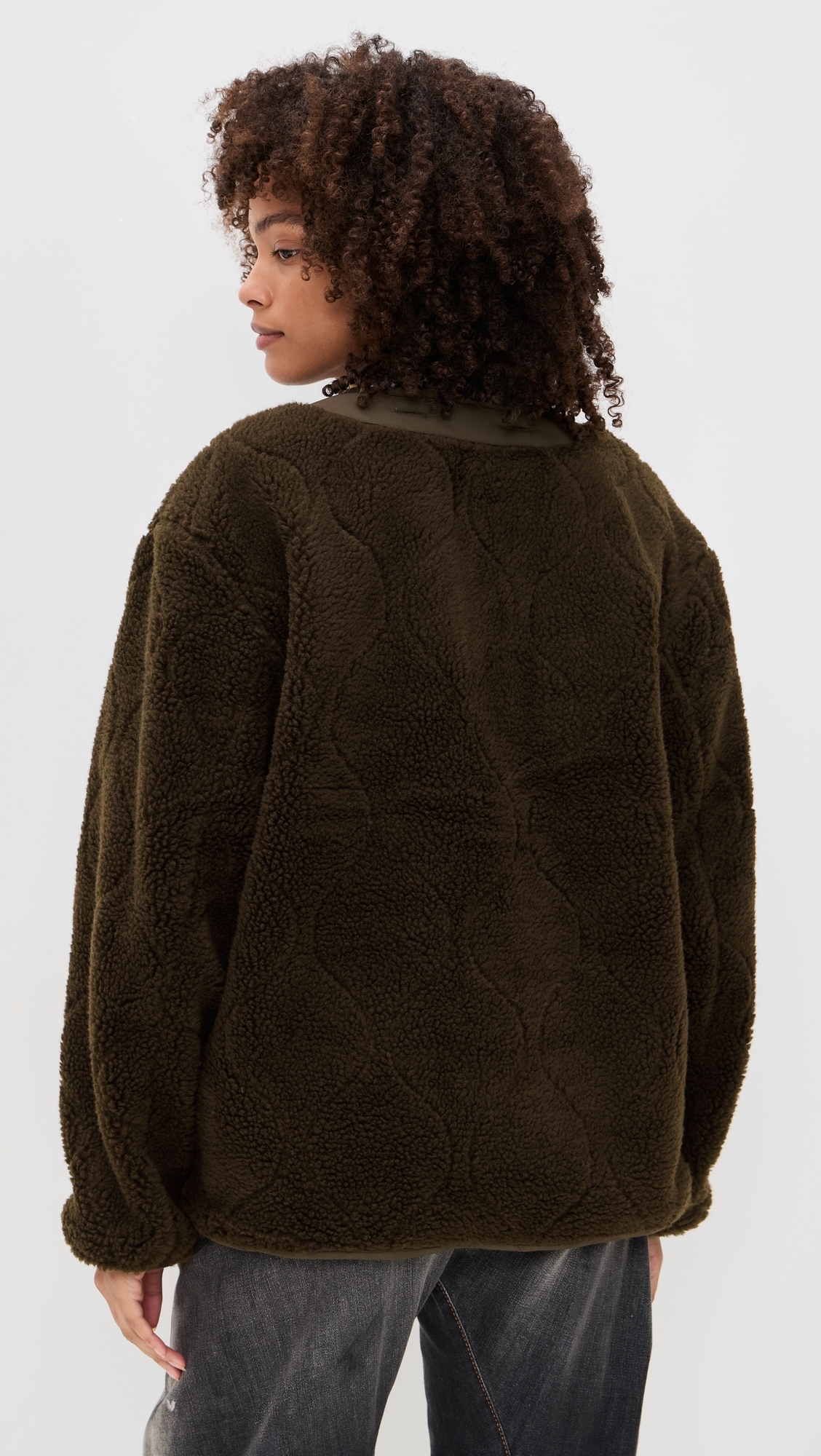 Reversible M-65 Quilted Liner Jacket Espresso