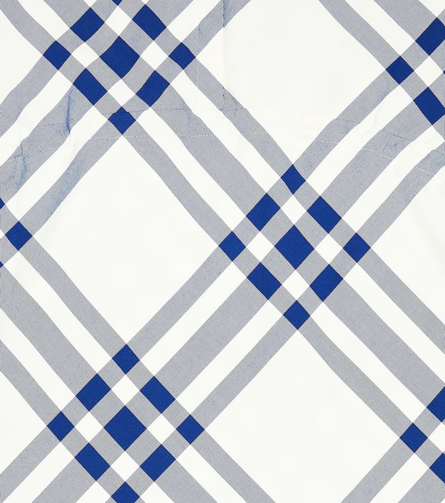 Burberry Kids Checked cotton dress
