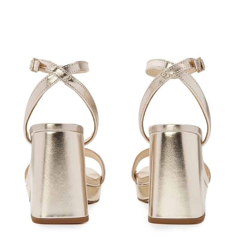 Women's Orelis Platform Dress Sandals (Pale Gold)