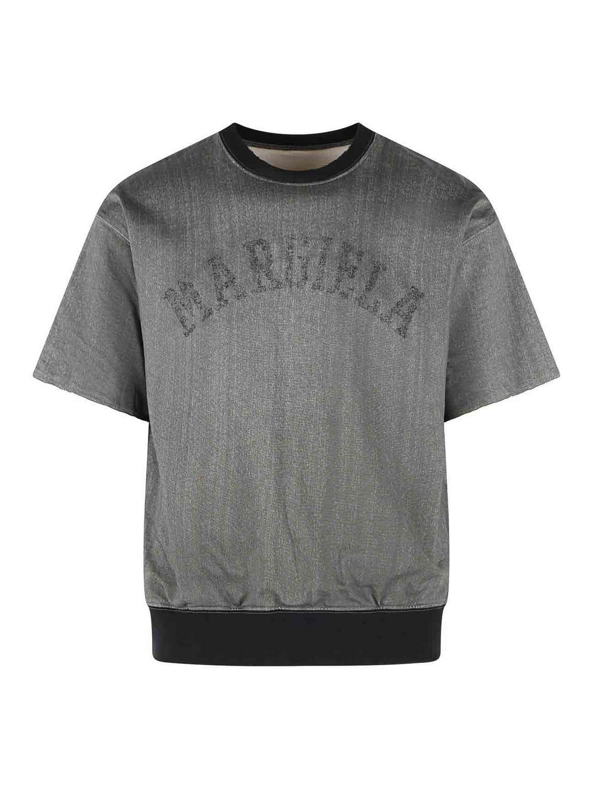 Crewneck Sweatshirt With Short Sleeves