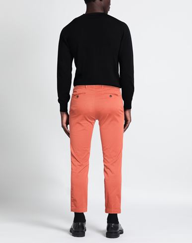 Man Pants Rust Size 32 Cotton, Elastane