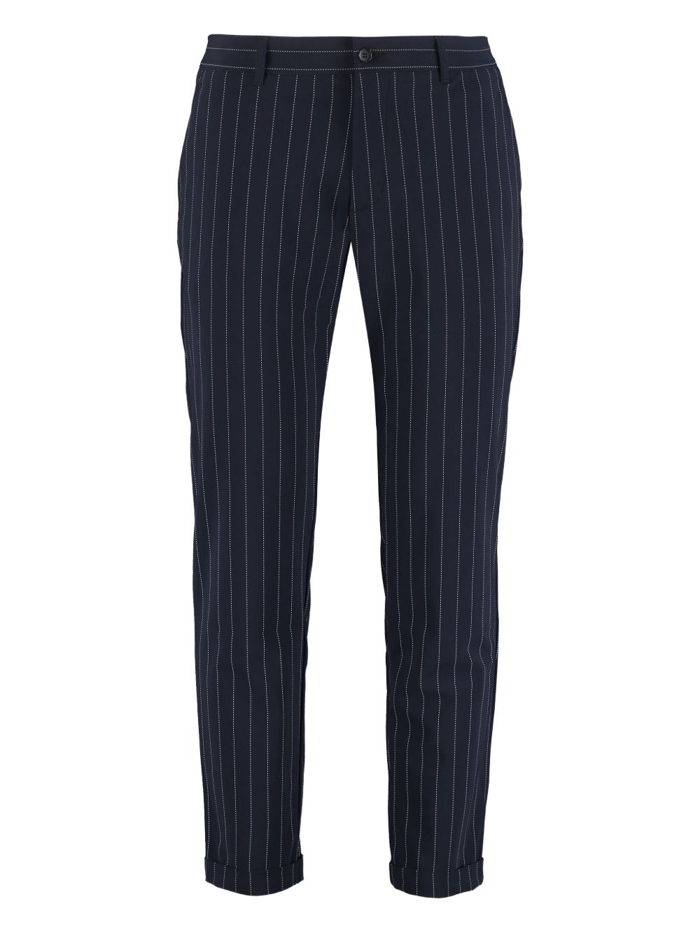 Pinstripe trousers - Black