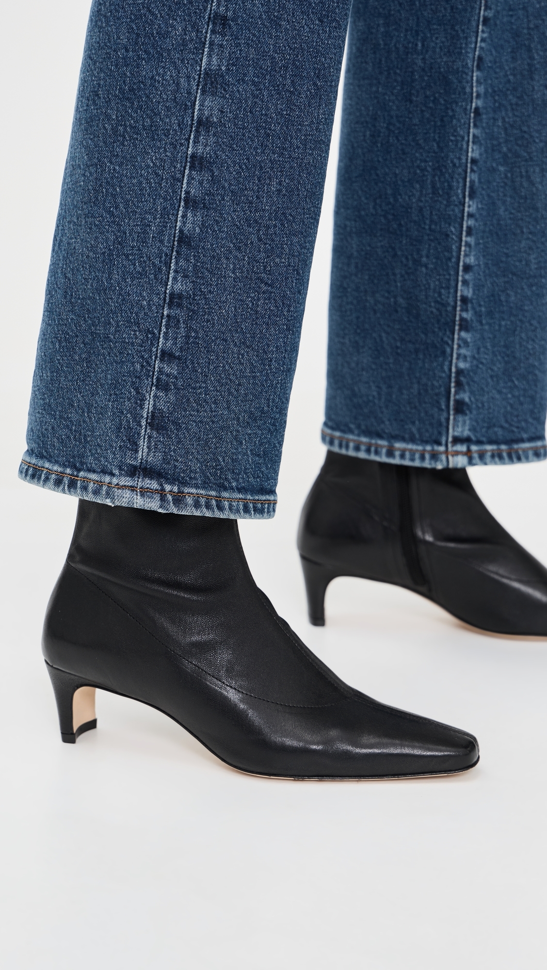 Wally Sock Ankle Boots Black