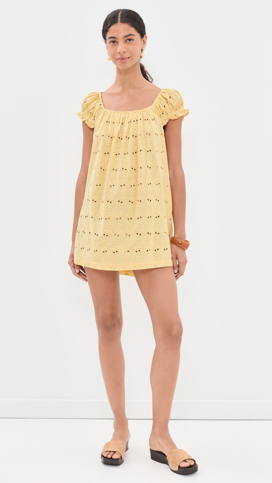 Ophelia Mini Dress Dandelion Yellow