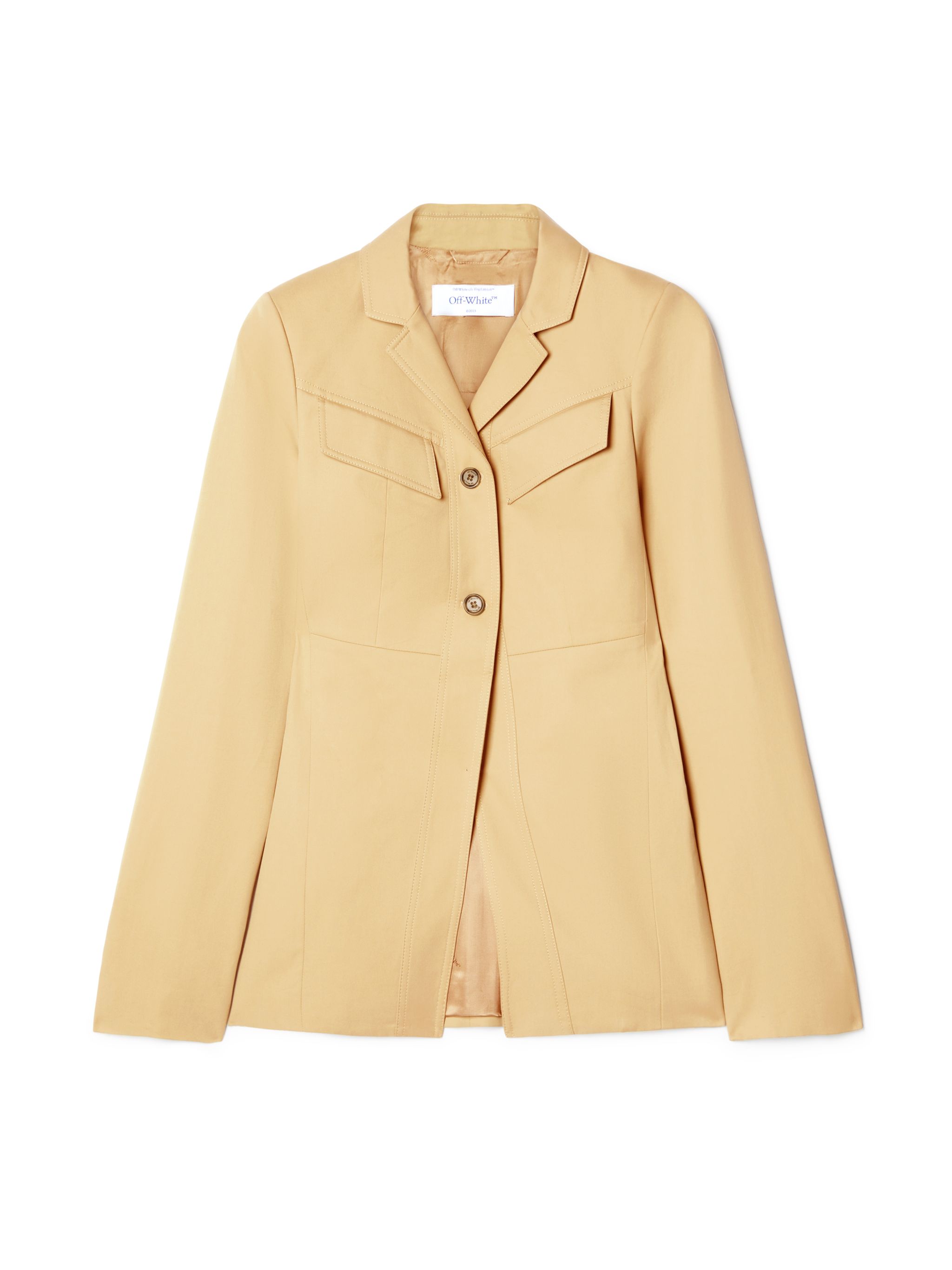 Beige Toybox Cargo Jacket