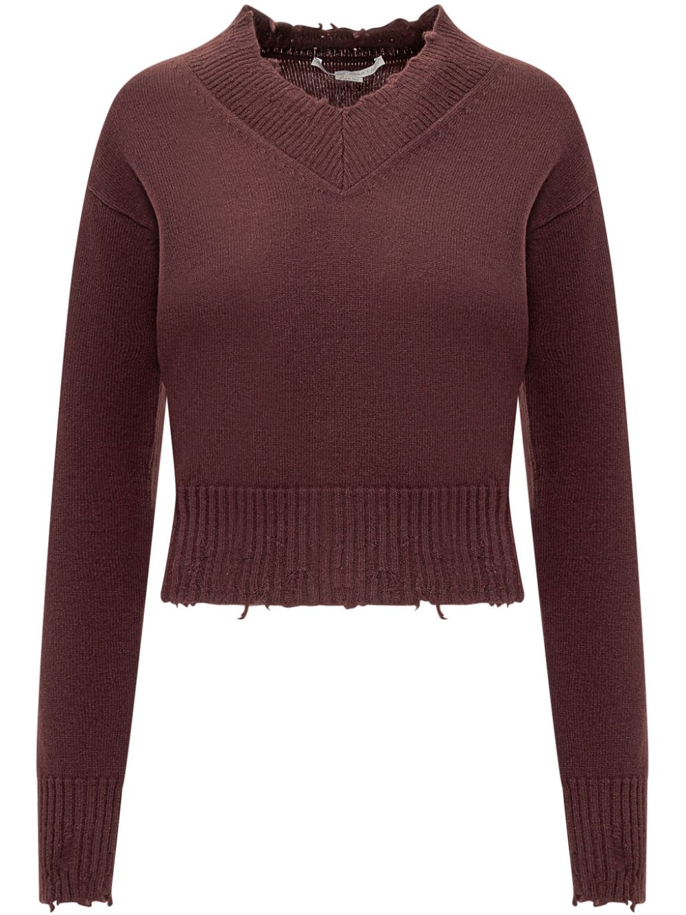 Distressed jumper - Red