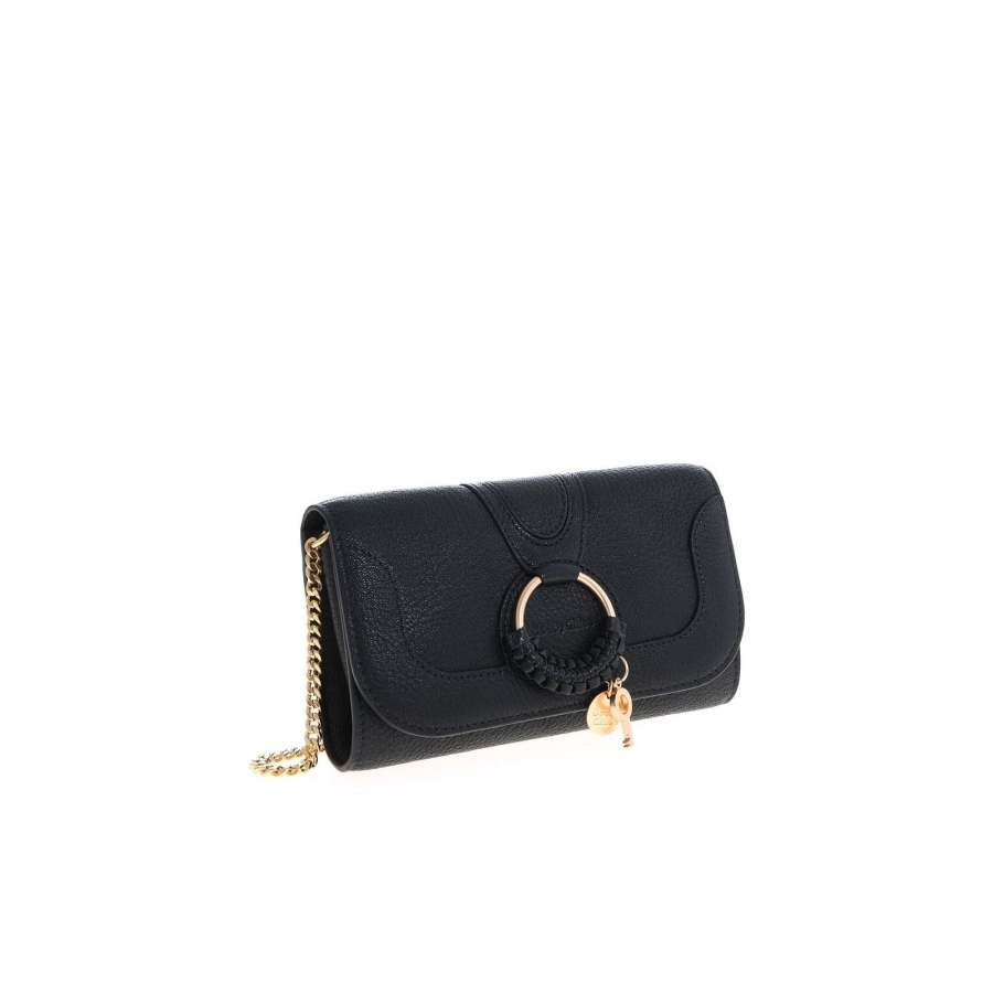 Hana Leather Chain Wallet