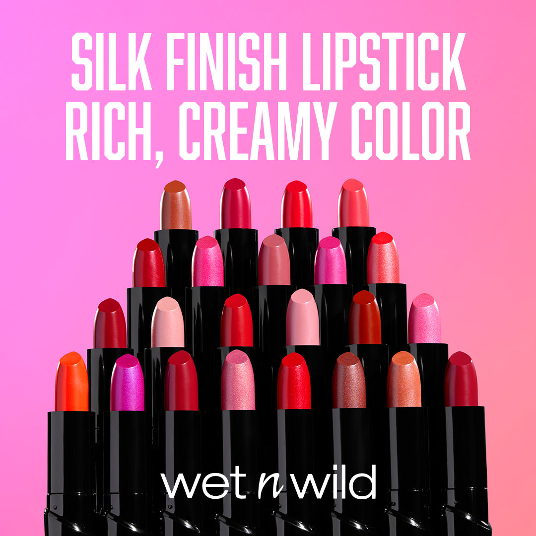 Silk Finish Lipstick Fuchsia w Blue Pearl