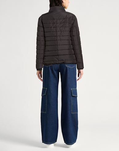Woman Puffer Black Size L Polyester