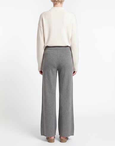 Woman Pants Grey Size M Acrylic, Cotton, Viscose, Wool