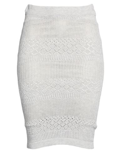 Woman Midi skirt Light grey Size 2 Viscose, Polyester
