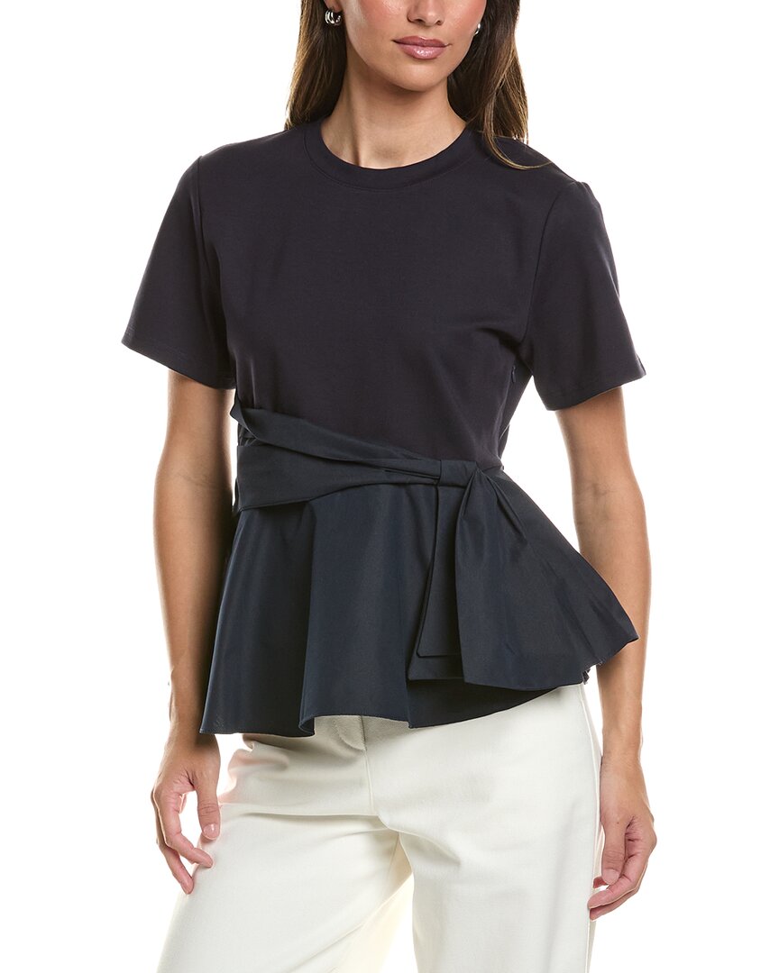 Crewneck Oversized Bow Top