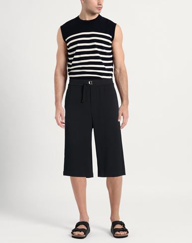 Man Shorts & Bermuda Shorts Black Size S Cotton