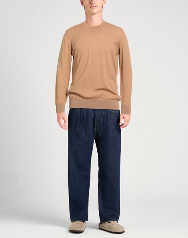 Man Sweater Marigold Size L Acrylic, Alpaca wool, Polyamide, Wool