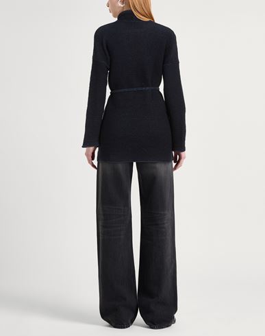 Woman Cardigan Midnight blue Size 12 Cotton, Polyester, Polyamide