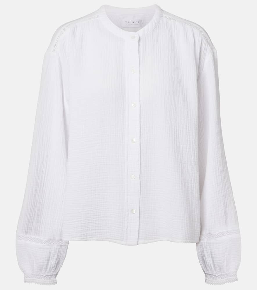 Taria cotton muslin shirt