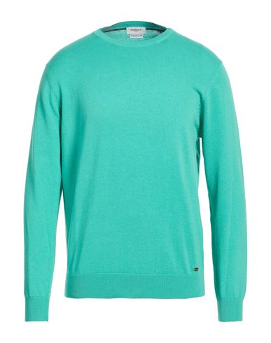 Man Sweater Turquoise Size XL Cotton